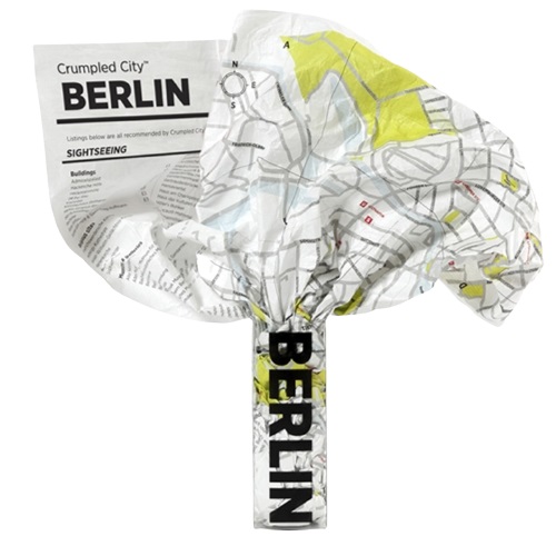 Crumpled City Map Berlin