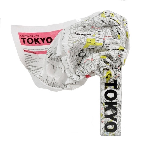 Crumpled City Map Tokyo