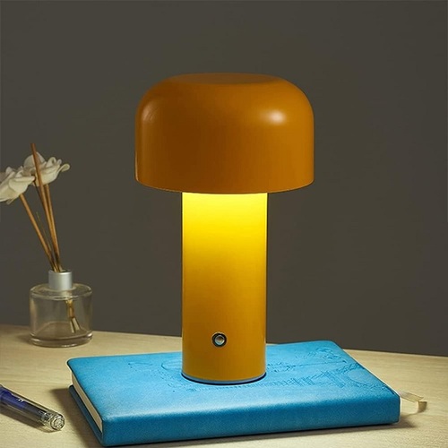 Mini Mushroom LED Desk Lamp (Yellow)