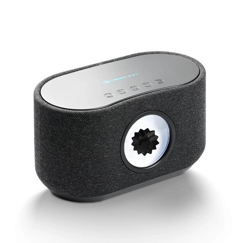 Black Ferrofluid Bluetooth Speaker With 15W Phone Wireless Charger