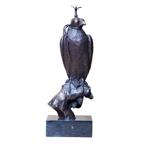 Falcon on Glove