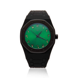 ساعة سكال عربي - اخضر ملكي
