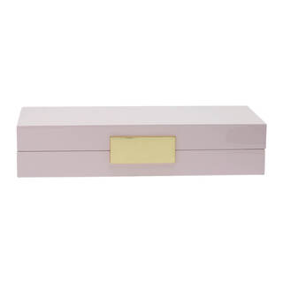 صندوق لاكوير للمجوهرات لون زهري
