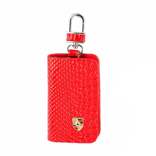 Porsche Red Key Chain