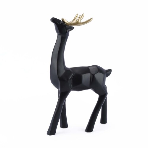 Luxury Signature - Black And Gold Deer