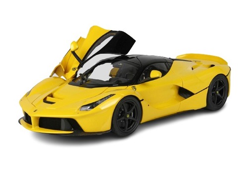 Ferrari LaFerrari DIE CAST Modena Yellow With Black Wheels