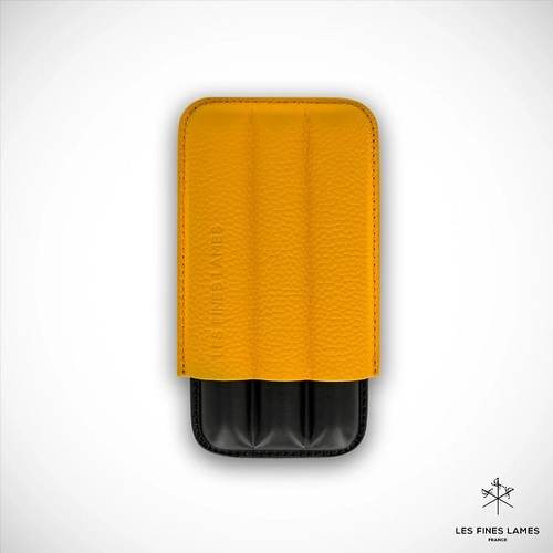 CIGAR CASE - Trio Yellow