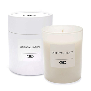 Oriental Nights Black & White Candle