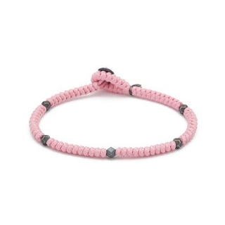 Snake Knot Bracelet Pink
